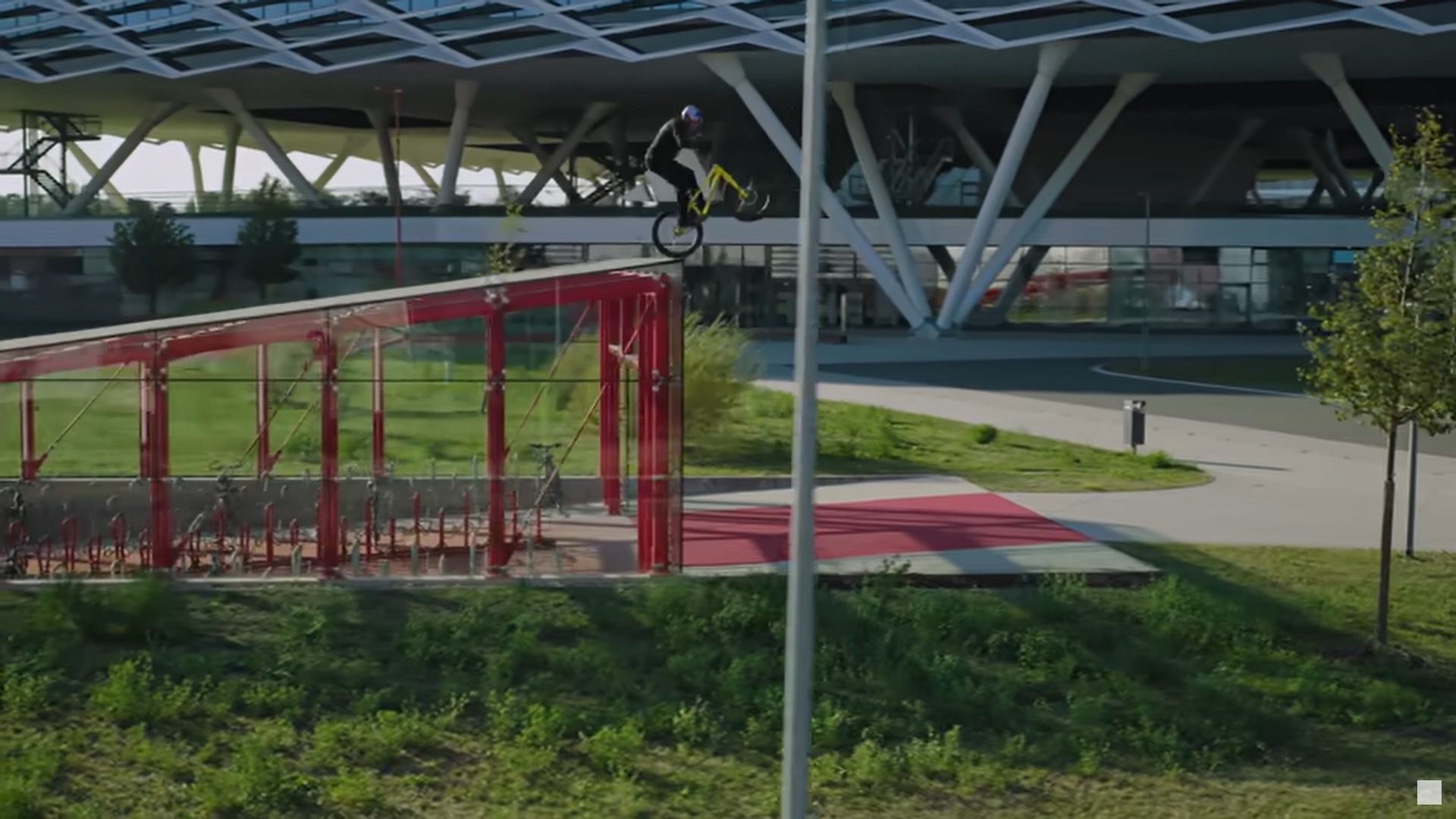 Danny MacAskill rides adidas HQ