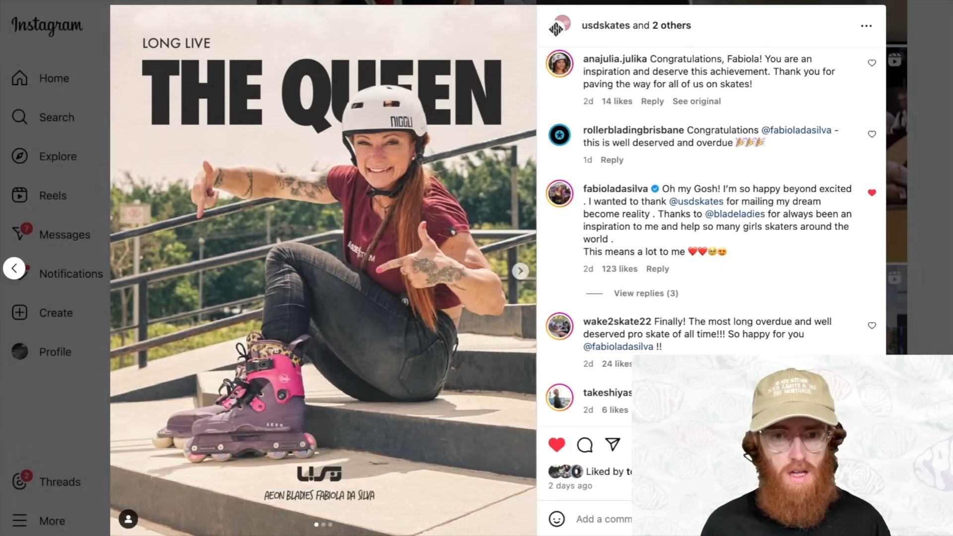 Fabiola Da Silva: The Most Important Pro Skate In Rollerblading